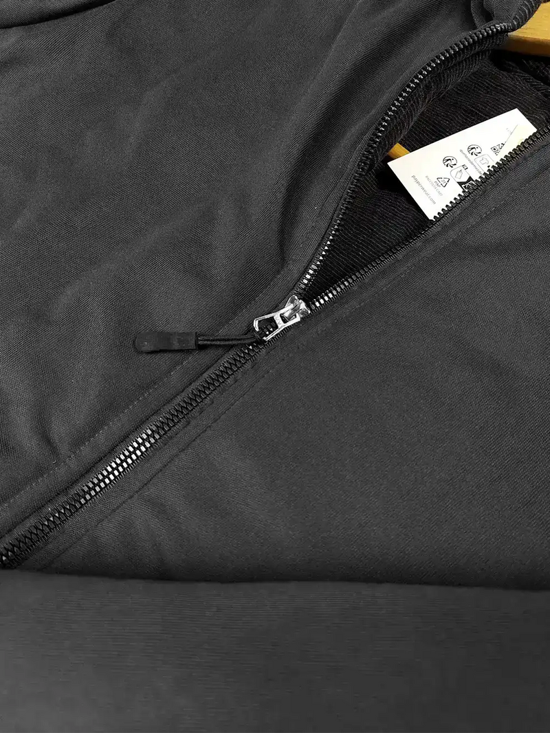 Payper Zipper Winter Jacket For Men-Black-PH01