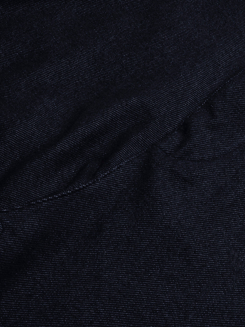 Louis Vicaci Super Stretchy Slim Fit Interlock Denim Pent For Men-Navy with Noise-BR13131