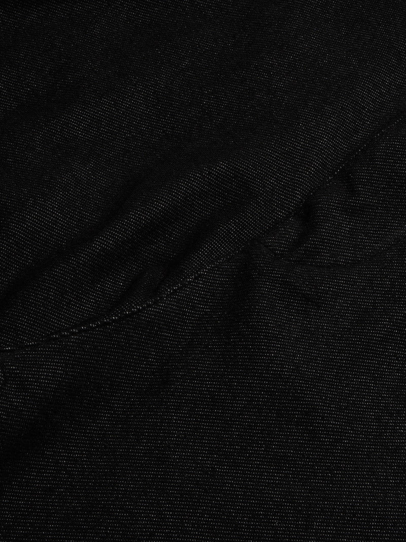 Louis Vicaci Super Stretchy Slim Fit Interlock Denim For Men-Black with Noise-BR13036