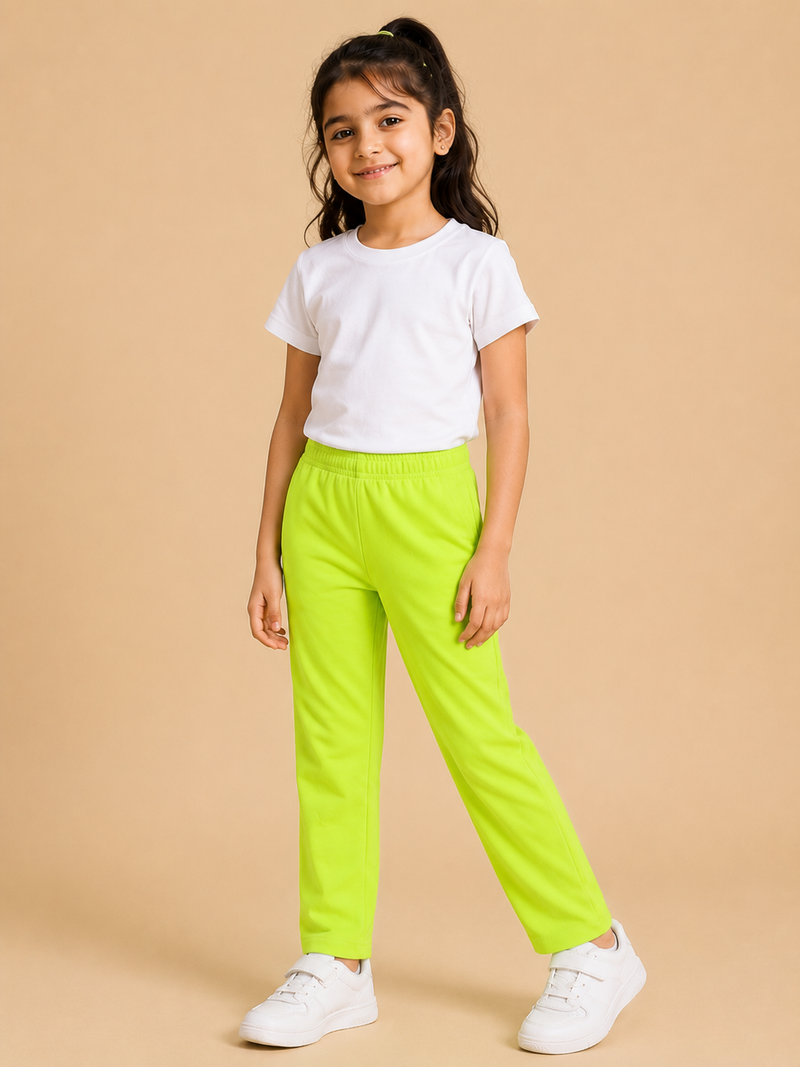 Guess Stylish Legging Short For Girls-Lime-LG01