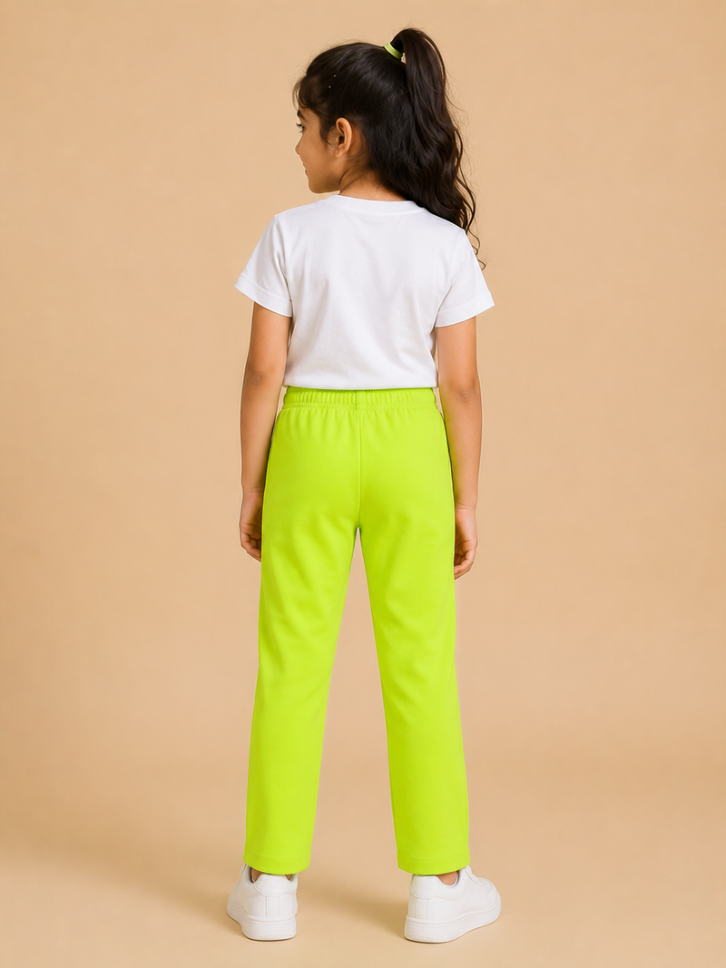 Guess Stylish Legging Short For Girls-Lime-LG01