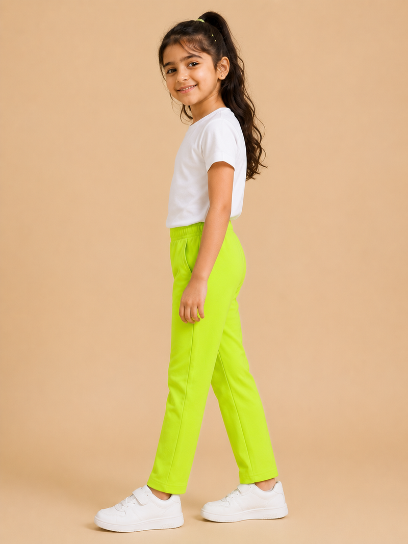 Guess Stylish Legging Short For Girls-Lime-LG01