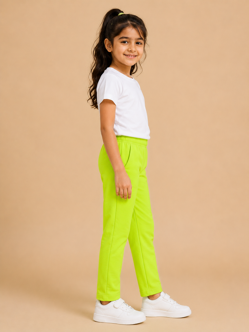 Guess Stylish Legging Short For Girls-Lime-LG01