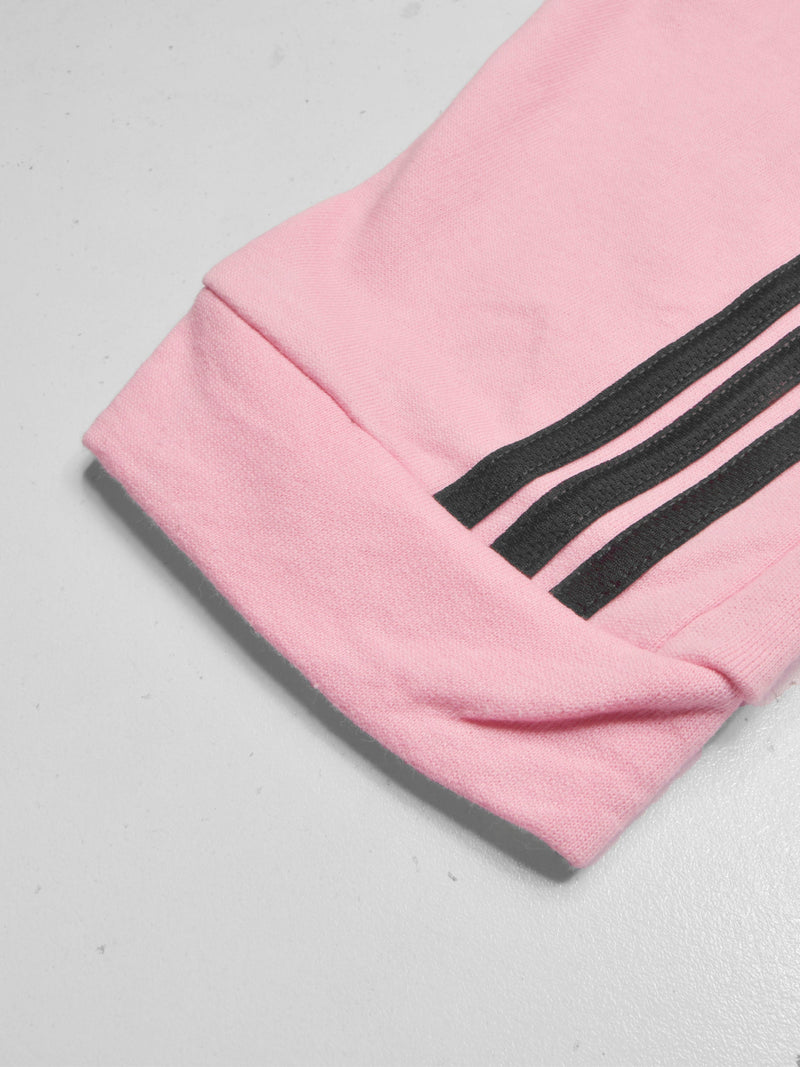 Summer Jersey Slim Fit Bermuda Short For Men-Pink with Stripes-SP1771/RT2432