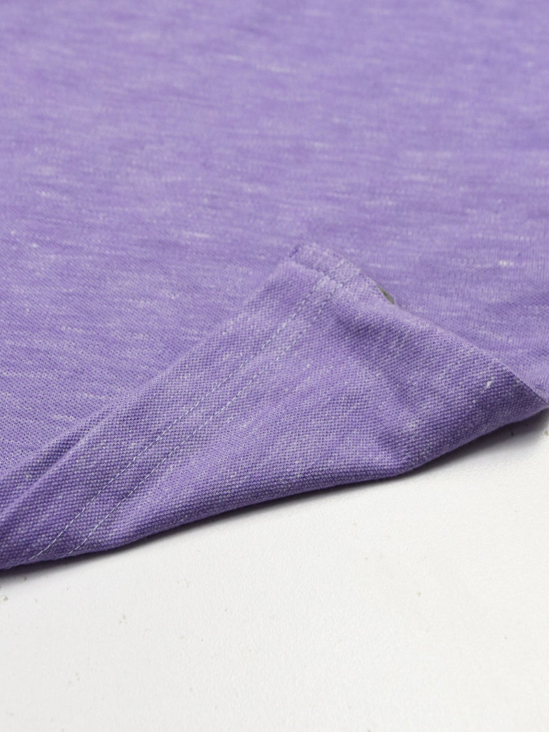 NXT Summer P.Q Polo Shirt For Kids-Purple Melange With Multi Panel-BE936/BR13183