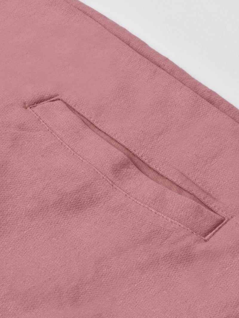 Louis Vicaci Fleece Zipper Tracksuit For Men-Dark Pink-RT1383