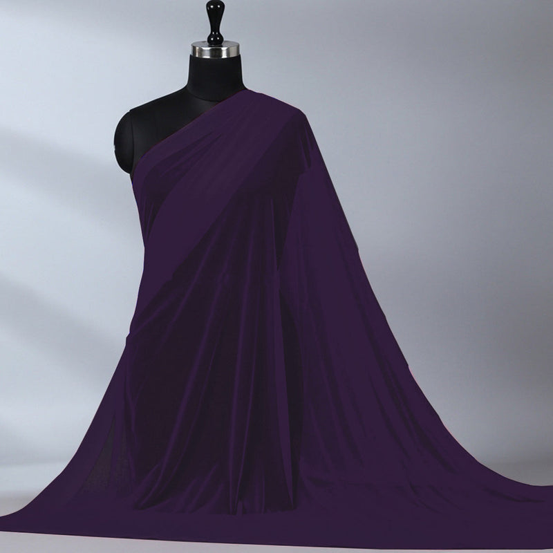 Imported Net Dupatta-Dark Purple