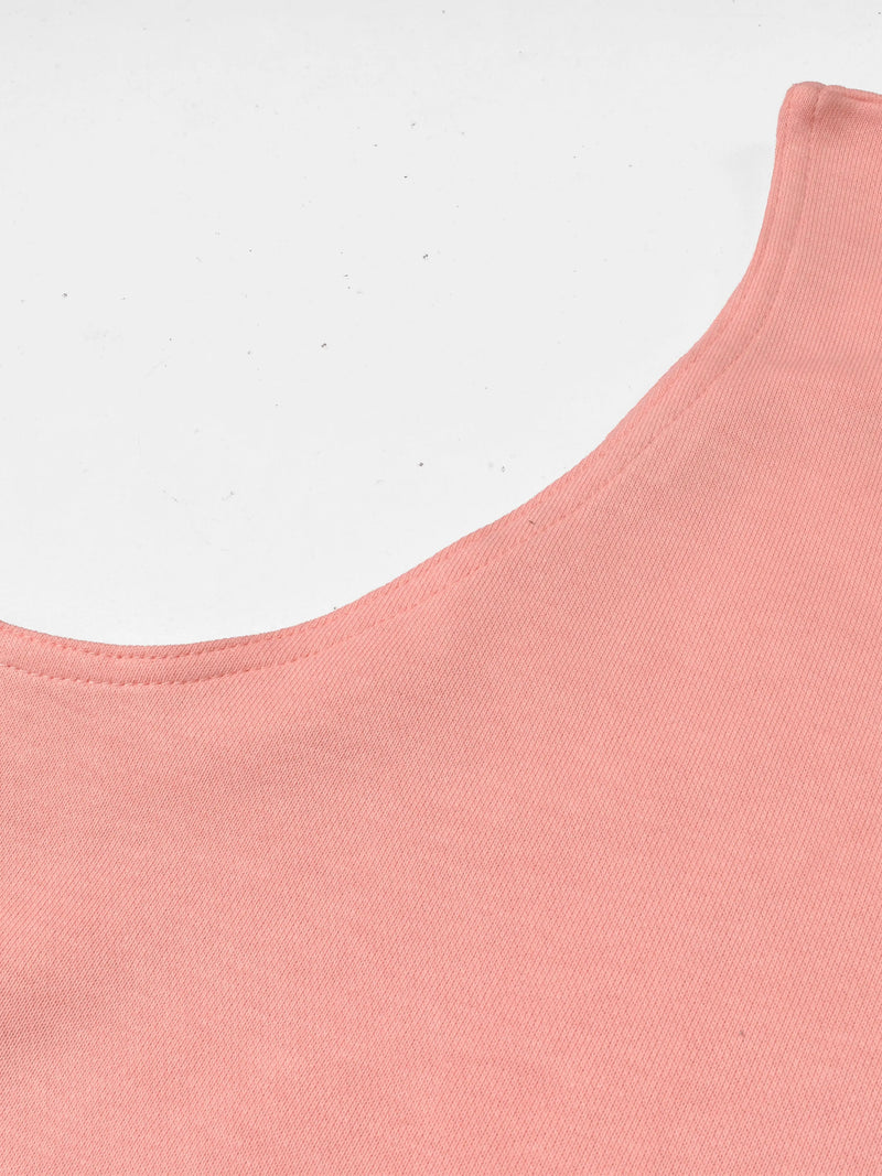 NK Terry Fleece Sleeveless Sweatshirt For Men Pink-SP85