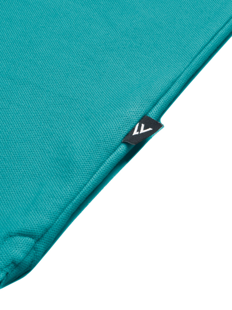 LV Summer Polo Shirt For Men-Dark Cyan Blue & Dark Navy-SP1543/RT2364